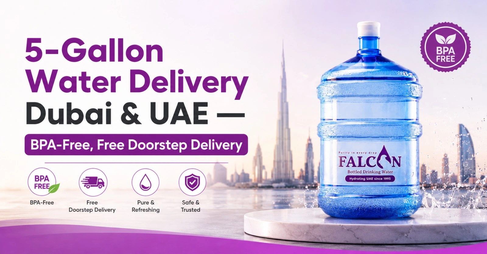 5-Gallon Water Delivery Dubai & UAE